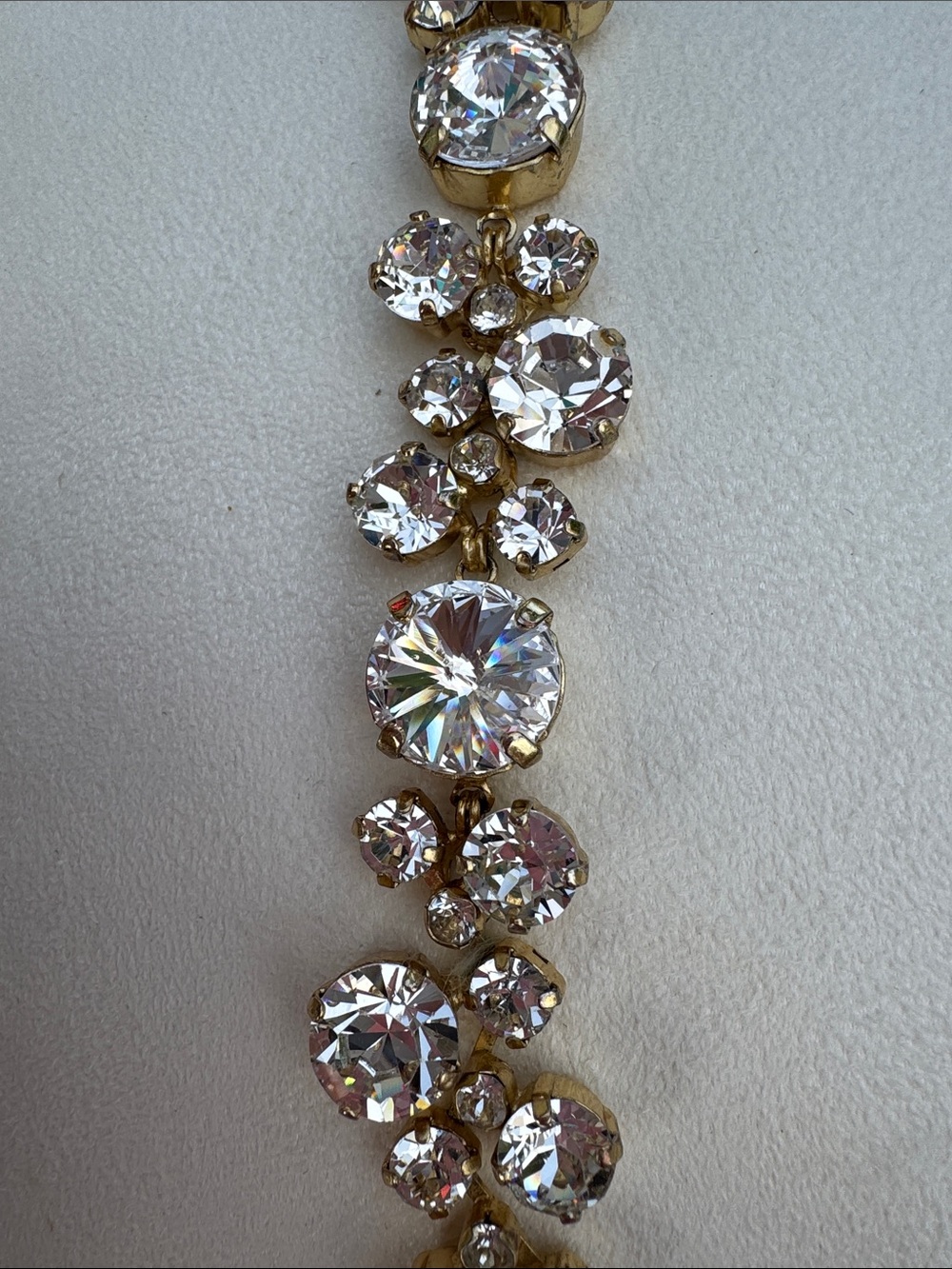 Sorrelli Clear Crystal Cluster Gold Bracelet - Picture 3 of 6
